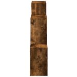 vidaXL Nástenná skrinka 78x18x71 cm dymový dub kompozitné drevo – Obrázok 5
