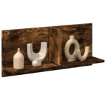 vidaXL Nástenná skrinka 70x16,5x30 cm dymový dub kompozitné drevo