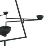 vidaXL Kovový vianočný dekoratívny stromček čierny 105 cm – Obrázok 7