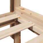 vidaXL Posteľ s knižnicou bez matraca 120x200 cm borovicový masív – Obrázok 7