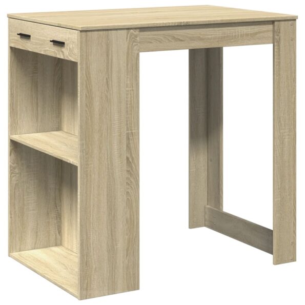 VXL8721158401588_a_en_hd_1.jpg vidaXL Barový stôl dub sonoma 102x70x103,5 cm kompozitné drevo – Obrázok 2