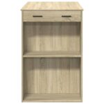 vidaXL Barový stôl dub sonoma 102x70x103,5 cm kompozitné drevo – Obrázok 6