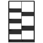 vidaXL Knižnica čierna 100x33x155,5 cm kompozitné drevo – Obrázok 4