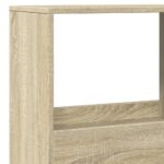 vidaXL Knižnica dub sonoma 100x33x155,5 cm kompozitné drevo – Obrázok 7