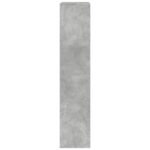 vidaXL Knižnica betónovosivá 100x33x155,5 cm kompozitné drevo – Obrázok 5