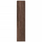 vidaXL Knižnica hnedý dub 100x33x155,5 cm kompozitné drevo – Obrázok 5