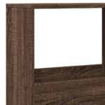 vidaXL Knižnica hnedý dub 100x33x155,5 cm kompozitné drevo – Obrázok 7
