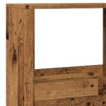 vidaXL Knižnica staré drevo 100x33x155,5 cm kompozitné drevo – Obrázok 7