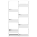 vidaXL Knižnica biela 100x33x175 cm kompozitné drevo – Obrázok 4