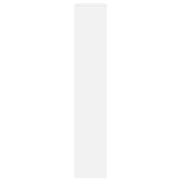 vidaXL Knižnica biela 100x33x175 cm kompozitné drevo – Obrázok 5