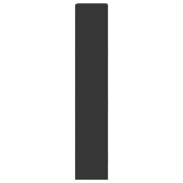 vidaXL Knižnica čierna 100x33x175 cm kompozitné drevo – Obrázok 5