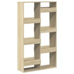 vidaXL Knižnica dub sonoma 100x33x175 cm kompozitné drevo – Obrázok 2