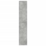 vidaXL Knižnica betónovosivá 100x33x175 cm kompozitné drevo – Obrázok 5