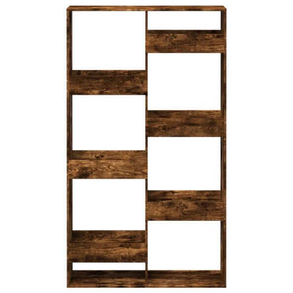 vidaXL Knižnica dymový dub 100x33x175 cm kompozitné drevo – Obrázok 4