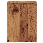 vidaXL Nočné stolíky 2 ks staré drevo 40x30x40 cm kompozitné drevo – Obrázok 7