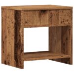 vidaXL Nočné stolíky 2 ks staré drevo 40x30x40 cm kompozitné drevo – Obrázok 8