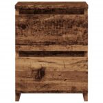 vidaXL Nočný stolík staré drevo 30x30x40 cm kompozitné drevo – Obrázok 4