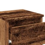 vidaXL Nočný stolík staré drevo 30x30x40 cm kompozitné drevo – Obrázok 8