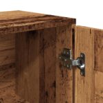 vidaXL Komoda staré drevo 88x30x64 cm kompozitné drevo – Obrázok 8