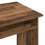 vidaXL Písací stôl, staré drevo 90x50x74 cm, kompozitné drevo – Obrázok 7