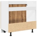 vidaXL Skrinka pod drez, dub artisan 80x46x81,5 cm, kompozitné drevo – Obrázok 7