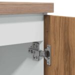 vidaXL Skrinka pod drez, dub artisan 80x46x81,5 cm, kompozitné drevo – Obrázok 9