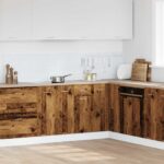 vidaXL Zásuvková skrinka staré drevo 40x46x81,5 cm kompozitné drevo – Obrázok 3