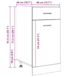 vidaXL Zásuvková skrinka staré drevo 40x46x81,5 cm kompozitné drevo – Obrázok 12