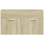 vidaXL Skrinka pod umývadlo, dub sonoma 80x38,5x46cm, kompozitné drevo – Obrázok 4