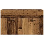vidaXL Skrinka do kúpeľne staré drevo 80x38,5x46 cm kompozitné drevo – Obrázok 4
