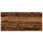 vidaXL Umývadlová skrinka staré drevo 100x38,5x45 cm kompozitné drevo – Obrázok 4