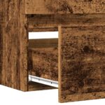 vidaXL Umývadlová skrinka staré drevo 100x38,5x45 cm kompozitné drevo – Obrázok 8