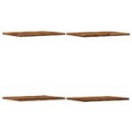 vidaXL Prídavné police 4 ks, staré drevo 40x30x1,5 cm, drevotrieska – Obrázok 2