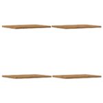vidaXL Prídavné police 4 ks, dub artisan 40x30x1,5 cm, drevotrieska – Obrázok 2