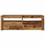 vidaXL TV skrinka s LED staré drevo 120x35x40 cm kompozitné drevo – Obrázok 7