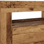vidaXL TV skrinka s LED staré drevo 120x35x40 cm kompozitné drevo – Obrázok 11