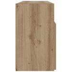 vidaXL TV skrinka s LED dub artisan 120x30x50 cm kompozitné drevo – Obrázok 8