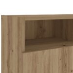 vidaXL TV skrinka s LED dub artisan 120x30x50 cm kompozitné drevo – Obrázok 11