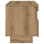 vidaXL TV skrinka s LED dub artisan 100x35x40 cm kompozitné drevo – Obrázok 8