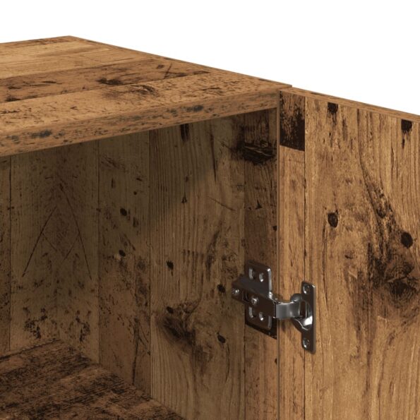 vidaXL TV skrinka, staré drevo 30,5x30x60 cm, kompozitné drevo – Obrázok 9