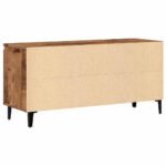 vidaXL TV skrinka lesklá staré drevo 102x35x50 cm spracované drevo – Obrázok 6
