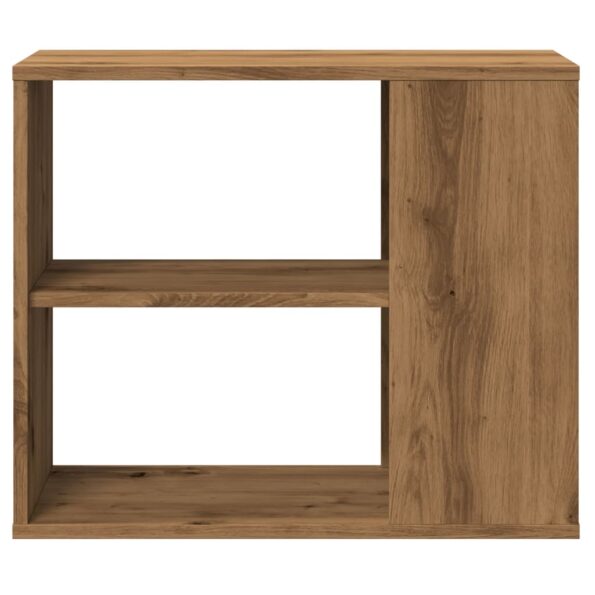vidaXL Príručná skrinka dub artisan 60x30x50 cm spracované drevo – Obrázok 4