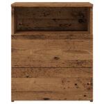vidaXL Nočné stolíky 2 ks staré drevo 50x32x60 cm kompozitné drevo – Obrázok 5