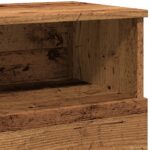vidaXL Nočné stolíky 2 ks staré drevo 50x32x60 cm kompozitné drevo – Obrázok 9