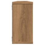 vidaXL Nástenné poličky v tvare kocky 100x15x30 cm kompozitné drevo – Obrázok 6