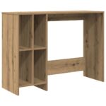 vidaXL Stôl dub artisan 102,5x35x75 kompozitné drevo – Obrázok 2