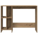 vidaXL Stôl dub artisan 102,5x35x75 kompozitné drevo – Obrázok 4