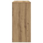 vidaXL Stôl dub artisan 102,5x35x75 kompozitné drevo – Obrázok 5