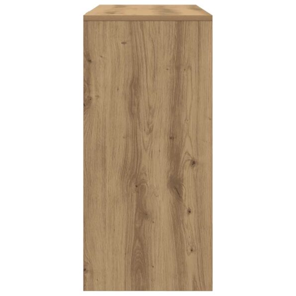 vidaXL Stôl dub artisan 102,5x35x75 kompozitné drevo – Obrázok 5