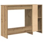 vidaXL Stôl dub artisan 102,5x35x75 kompozitné drevo – Obrázok 6